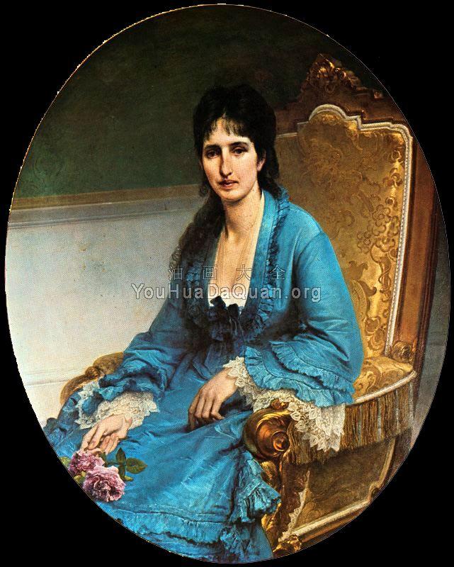 Portrait of Antonietta Negroni Prati Morosini - 弗朗切斯科·海兹